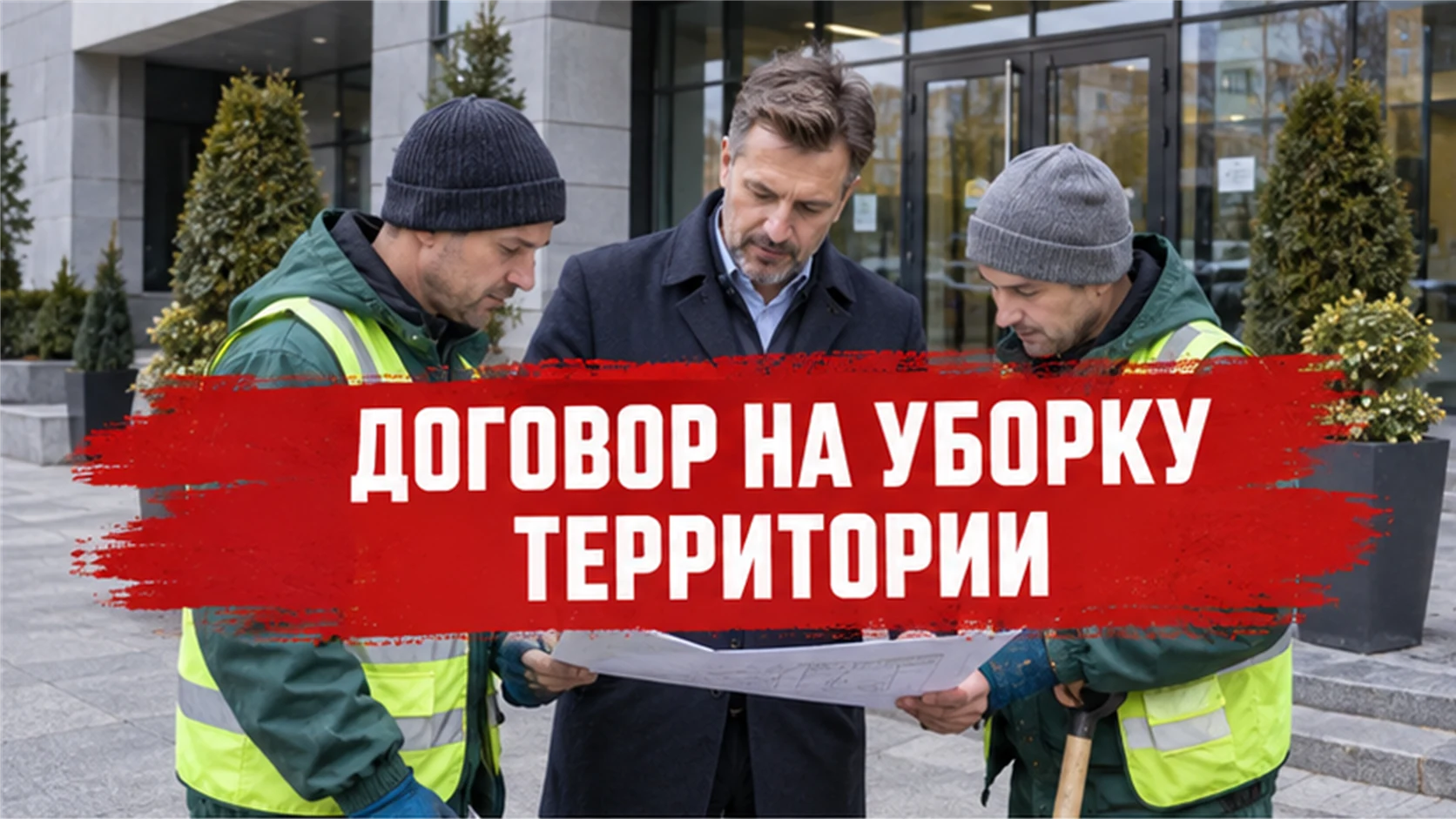 Обложка статьи «Договор на уборку территории: как зафиксировать зоны, объём и приёмку»