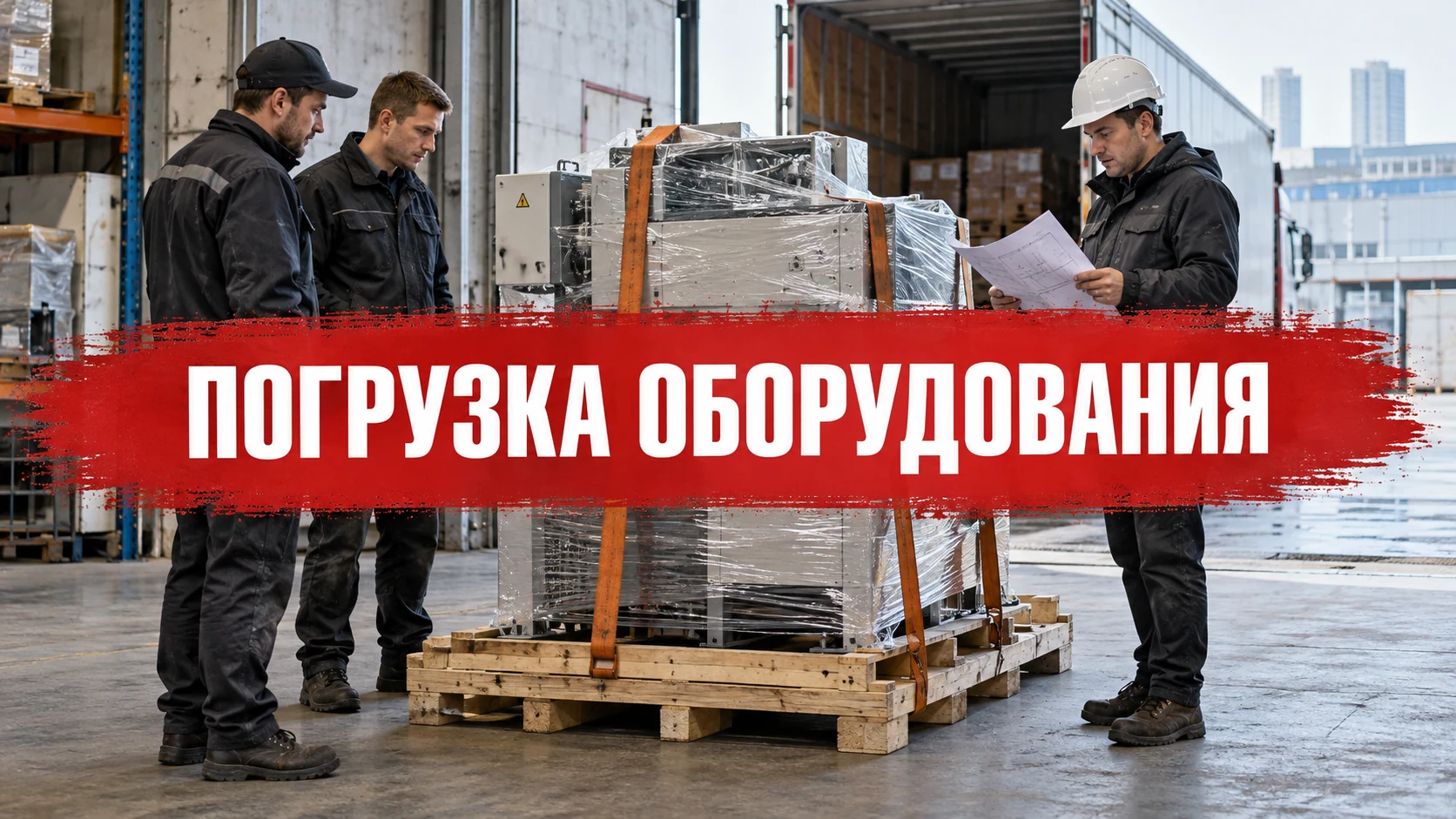 Обложка статьи «Погрузка и разгрузка оборудования: что сообщить бригаде до выхода»