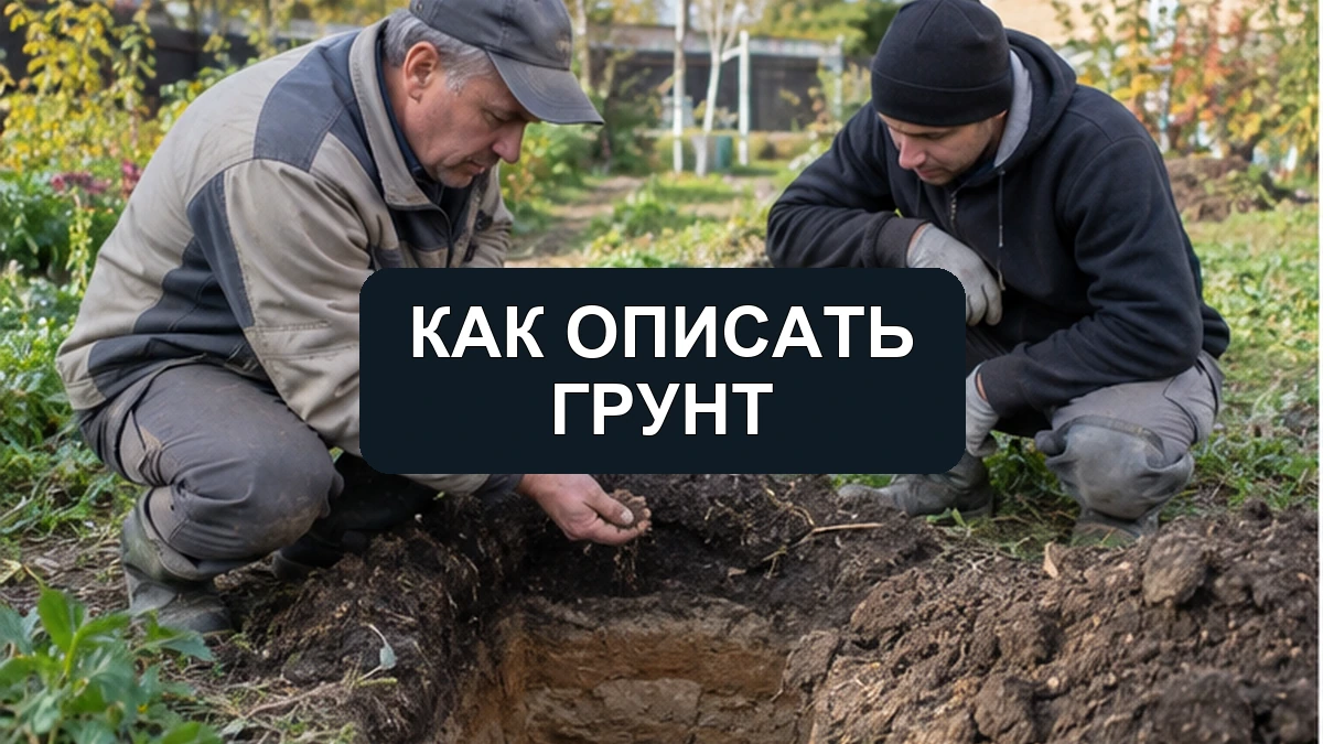 Обложка статьи «Грунт на участке: как описать условия перед земляными работами»